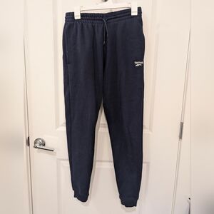 Men's Reebok Navy Sweatpants - Size Medium